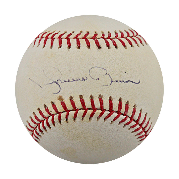 Mariano Rivera New York Yankees Autographed Signed Yankee Stadium Final Season Logo Baseball (Stars & Pinstripes LOA)
