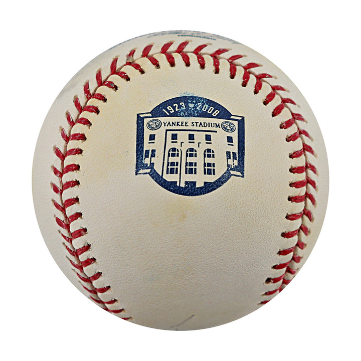 Mariano Rivera New York Yankees Autographed Signed Yankee Stadium Final Season Logo Baseball (Stars & Pinstripes LOA)