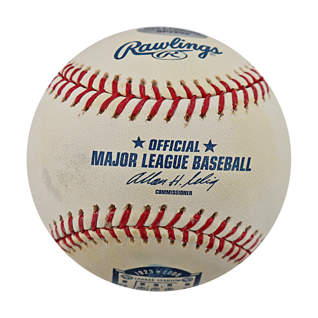 Mariano Rivera New York Yankees Autographed Signed Yankee Stadium Final Season Logo Baseball (Stars & Pinstripes LOA)