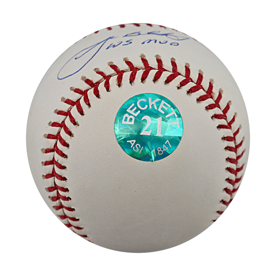 Josh Beckett Boston Red Sox Autographed Signed Inscribed WS MVP OMLB Baseball (Josh Beckett Holo)