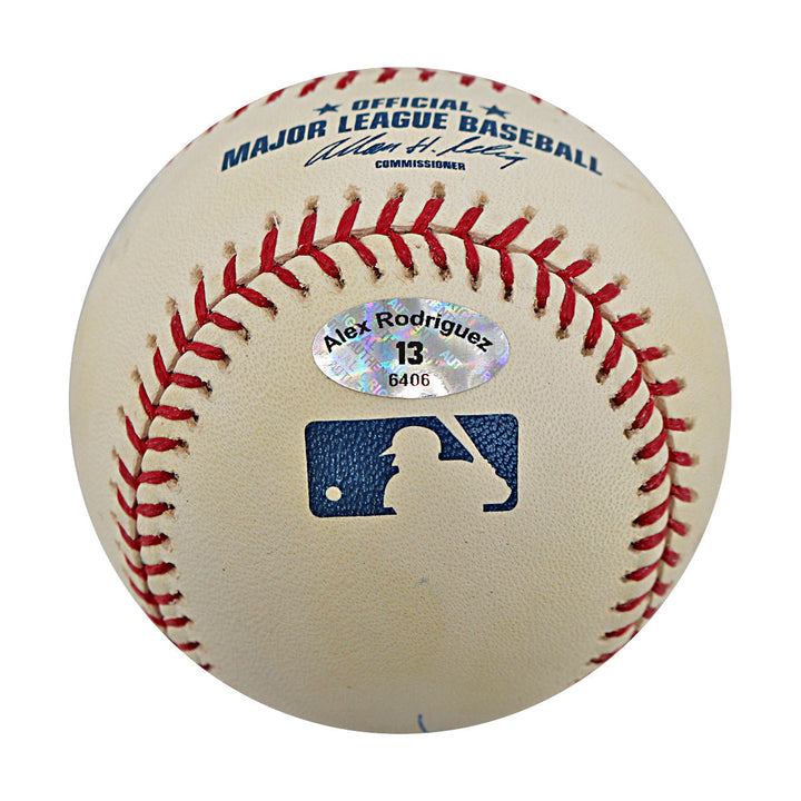 Alex Rodriguez New York Yankees Autographed Signed Inscribed Full Name 600th Career Home Run Engraved OMLB Baseball LE 26/100 (Arod Holo)