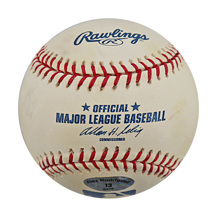 Alex Rodriguez New York Yankees Autographed Signed Inscribed Full Name 600th Career Home Run Engraved OMLB Baseball LE 26/100 (Arod Holo)
