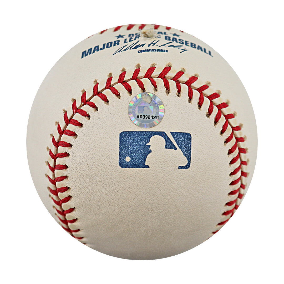 Derek Jeter New York Yankees Autographed Signed OMLB Baseball - Screw Hole In Back (MLB Auth #AR092429)