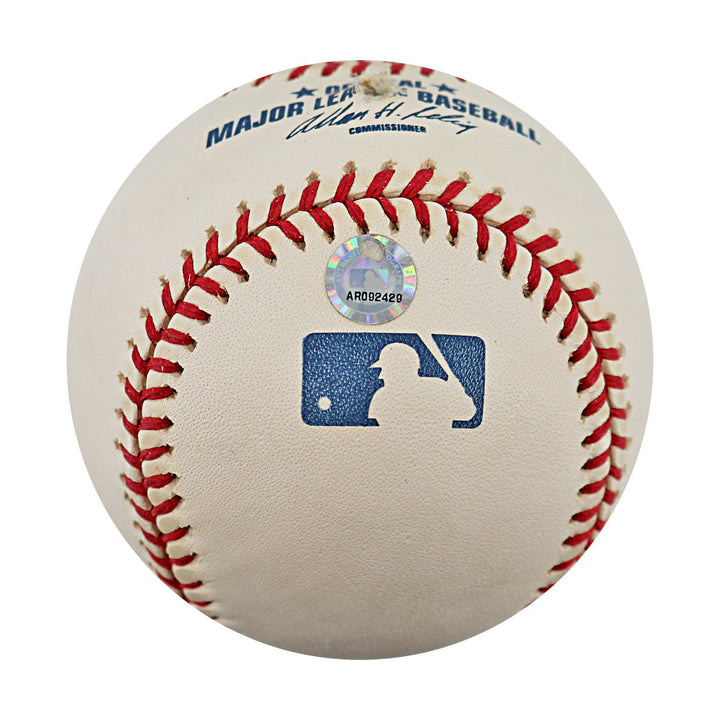 Derek Jeter New York Yankees Autographed Signed OMLB Baseball - Screw Hole In Back (MLB Auth #AR092429)