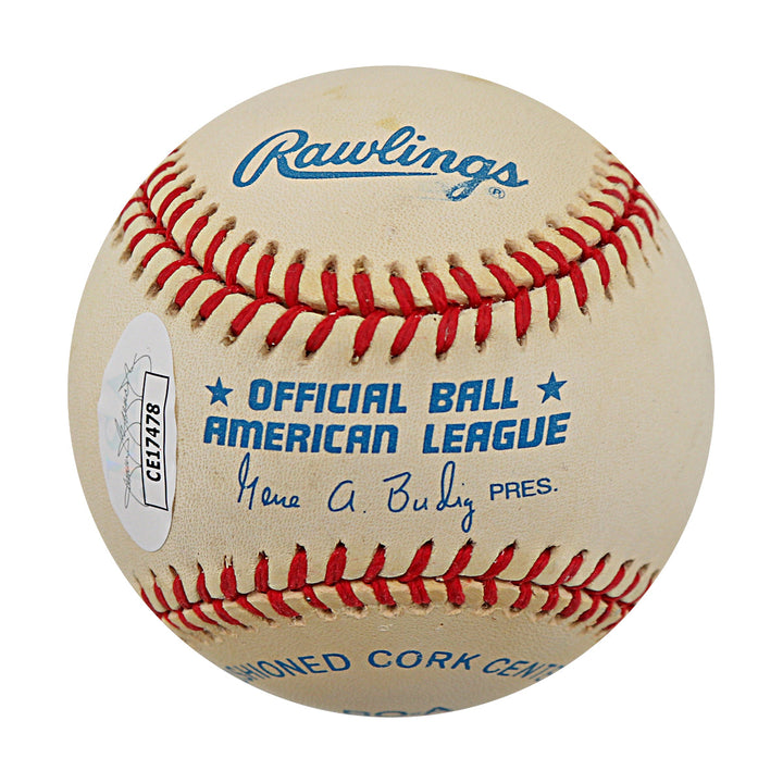 Don Larsen David Wells New York Yankees Autographed Signed Inscribed OAL Baseball (JSA COA #CE17478) 