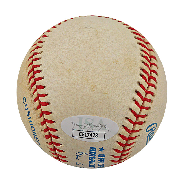 Don Larsen David Wells New York Yankees Autographed Signed Inscribed OAL Baseball (JSA COA #CE17478) 