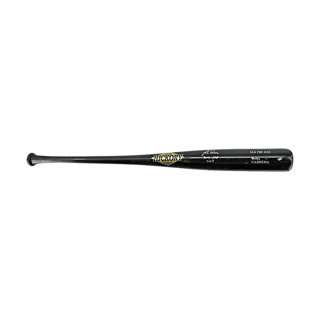 Melky Cabrera New York Yankees Autographed Signed Inscribed Game Used 2007 Old Hickory Professional Model Bat (All American Collectibles COA)