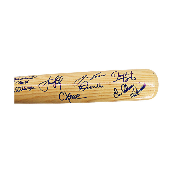 Jeter, Rivera, Pettitte, 2000 New York Yankees Team Autographed Signed 29 Autos Cooperstown Bat LE 29/126 (All American Collectibles LOA)