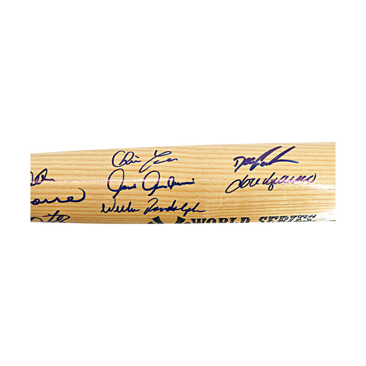 Jeter, Rivera, Pettitte, 2000 New York Yankees Team Autographed Signed 29 Autos Cooperstown Bat LE 29/126 (All American Collectibles LOA)