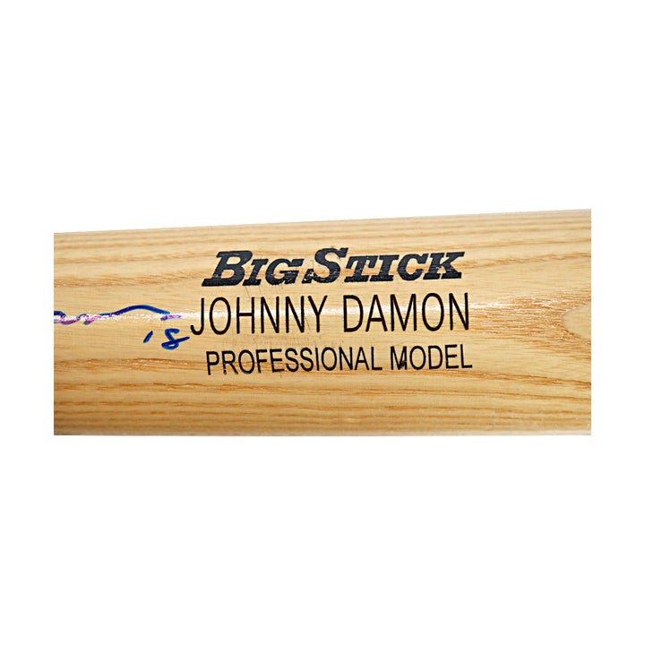 Johnny Damon Yankees Red Sox Royals Athletics Tigers Rays Autographed Signed Rawlings Big Stick Professional Model Bat (All American Collectibles COA)