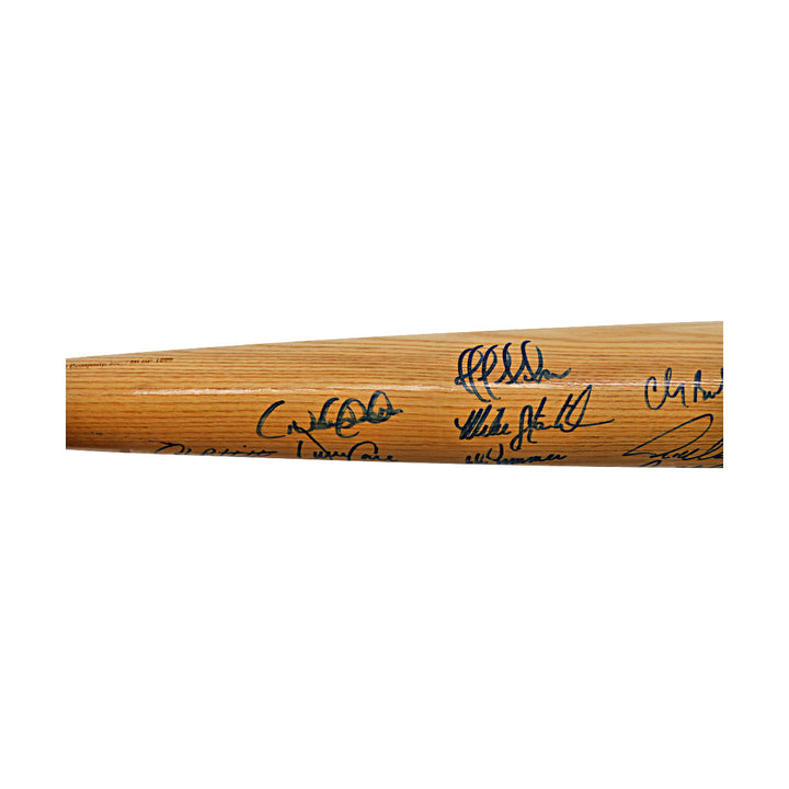 Jeter, Rivera, Pettitte, Williams 1999 New York Yankees Team Autographed Signed 26 Autos Cooperstown Bat LE 10/99 (All American Collectibles LOA)