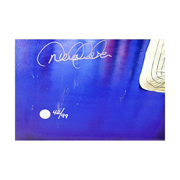Derek Jeter New York Yankees Autographed Signed "King of New York" Steve Parson Giclee Canvas LE 42/99 (Steiner COA)