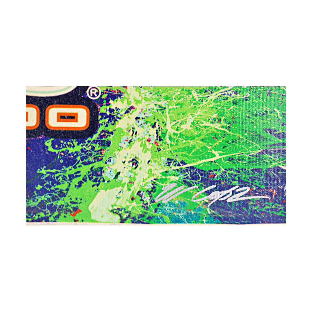 Derek Jeter New York Yankees Autographed Signed 2000 World Series MVP Bill Lopa Giclee Canvas AP 13/102 (All American Collectibles COA)