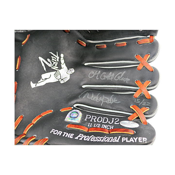 Derek Jeter New York Yankees Autographed Signed Inscribed 04 Gold Glove Professional Game Model Glove (MLB Auth)