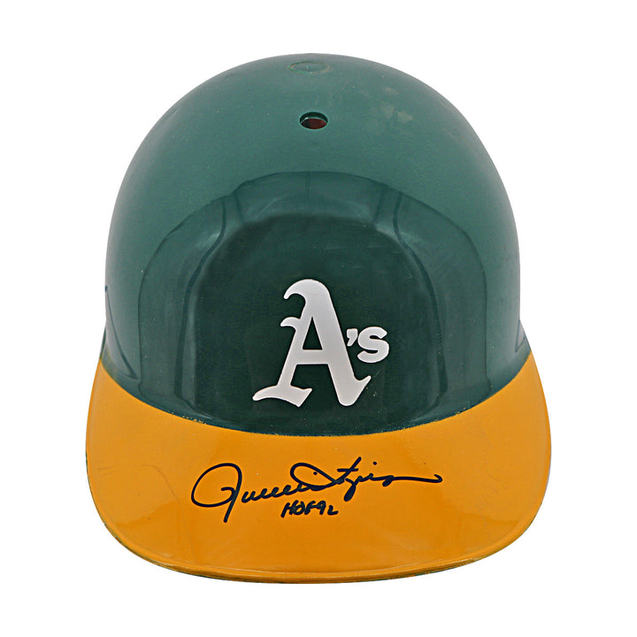 Rollie Fingers Oakland Athletics Autograph Signed Inscribed Full-Size Batting Helmet (JSA COA #CE17461) 