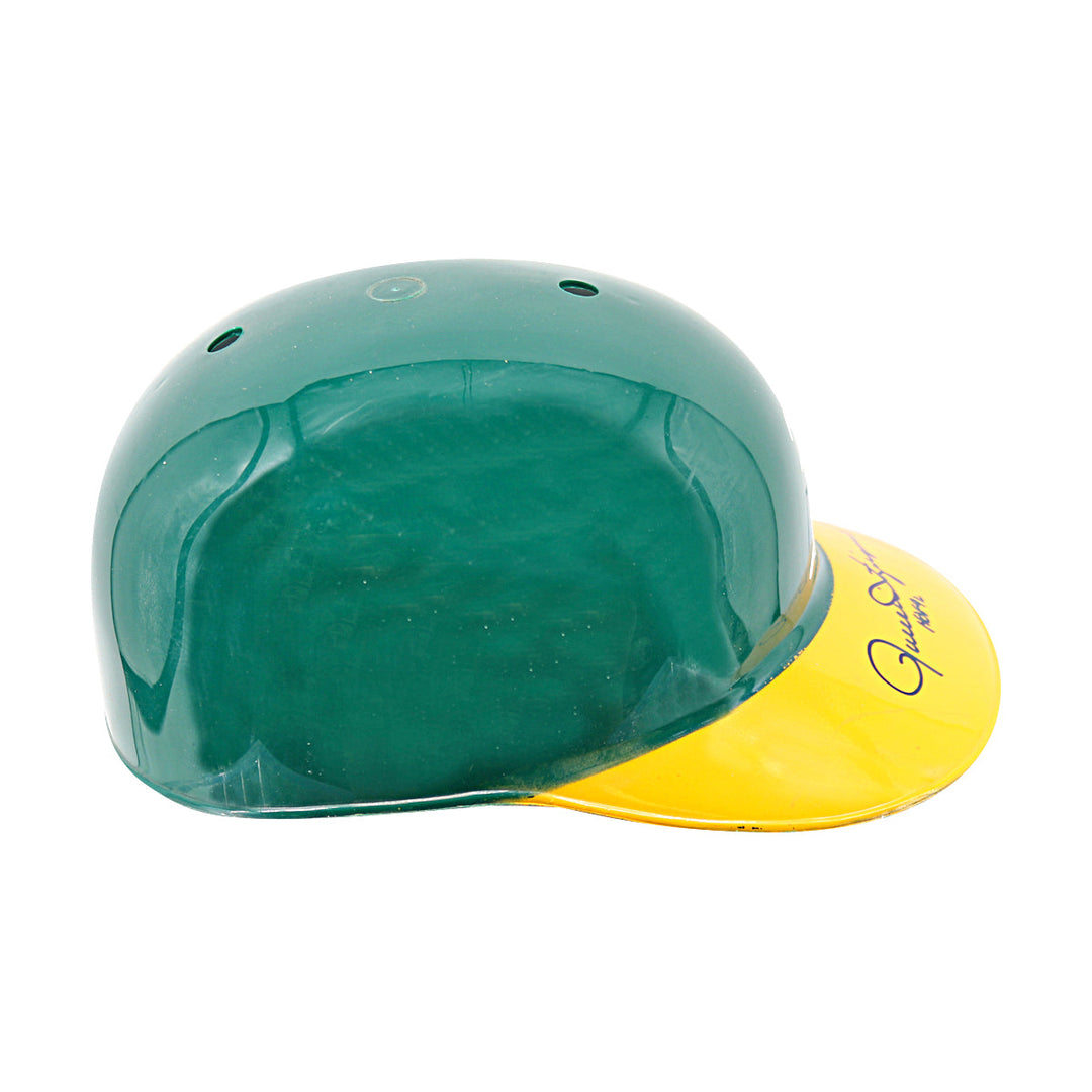 Rollie Fingers Oakland Athletics Autograph Signed Inscribed Full-Size Batting Helmet (JSA COA #CE17461) 