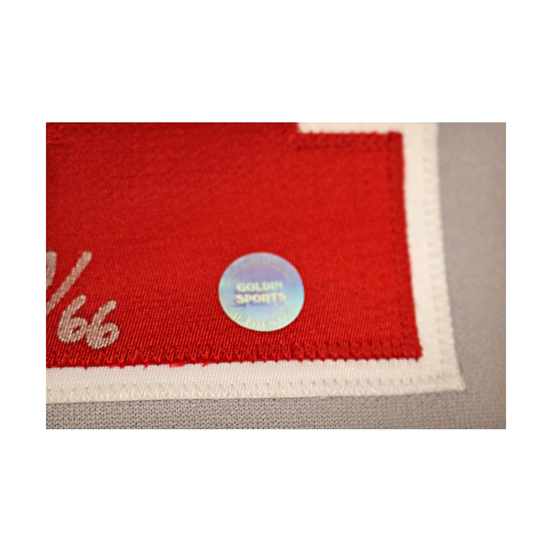 Sammy Sosa Chicago Cubs Autographed Signed Grey Russell Authentic Jersey LE 40/66 (Goldin Holo)