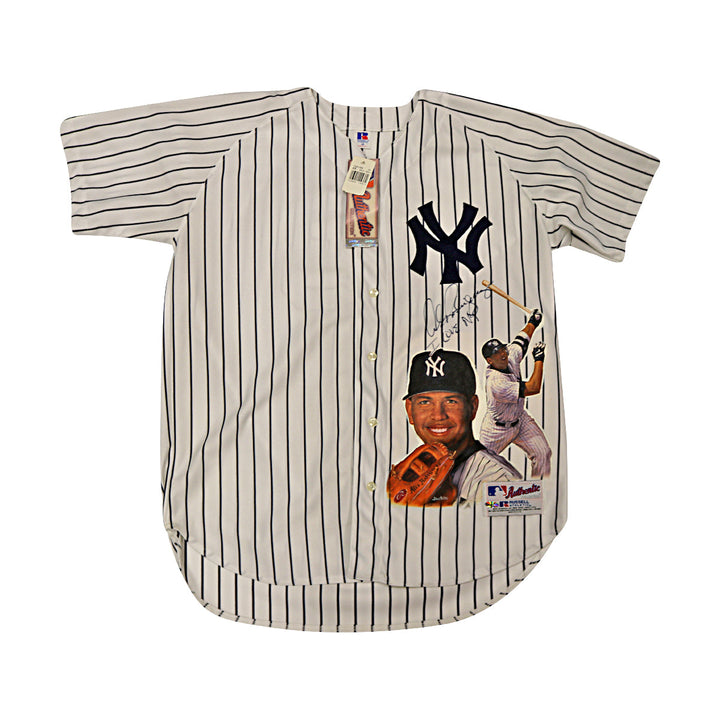 Alex Rodriguez New York Yankees Autographed Signed Inscribed I Love NY Russell Authentic Painted Jersey (All American Collectibles LOA)