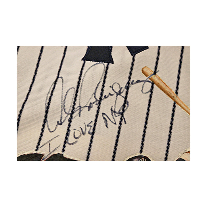 Alex Rodriguez New York Yankees Autographed Signed Inscribed I Love NY Russell Authentic Painted Jersey (All American Collectibles LOA)
