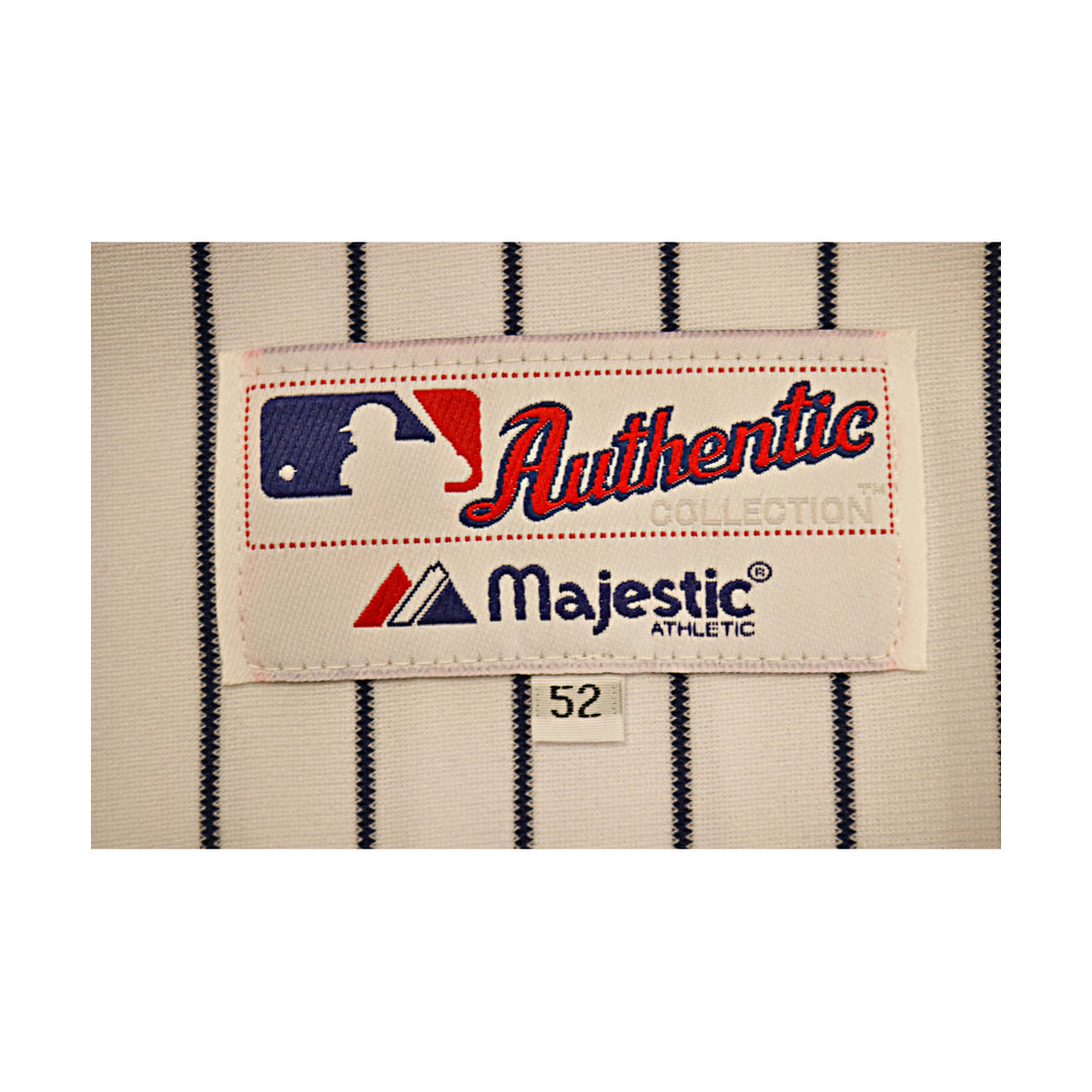 Mariano Rivera New York Yankees Autographed Signed Inscribed Stat Embroidered Majestic Authentic Jersey LE 8/42 (All American Collectibles COA)