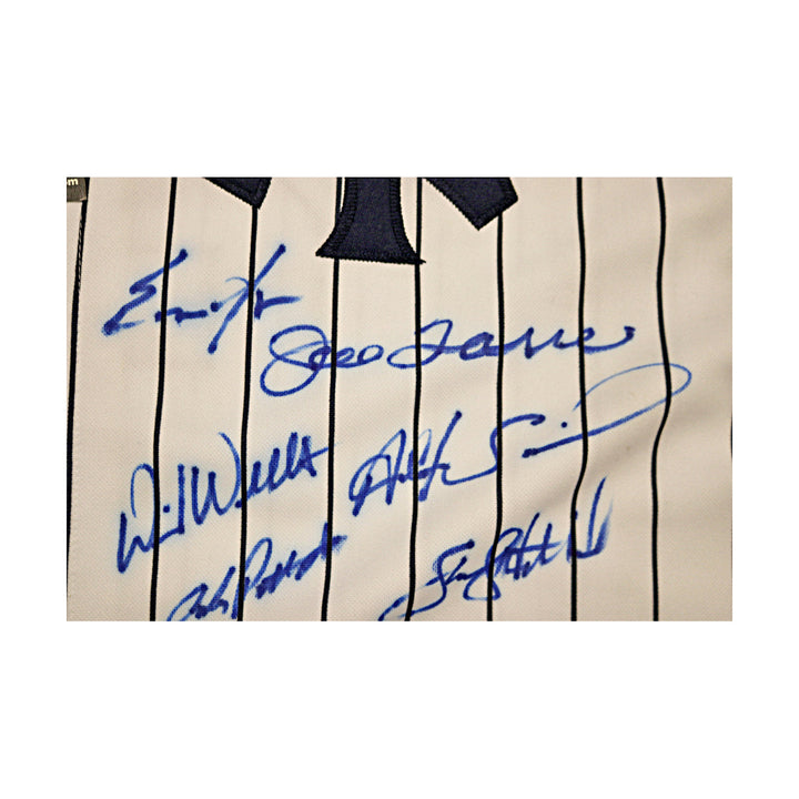 New York Yankees 100th Anniversary Team Autographed Signed Russell Authentic Jersey 25 Autos (All American Collectibles COA)