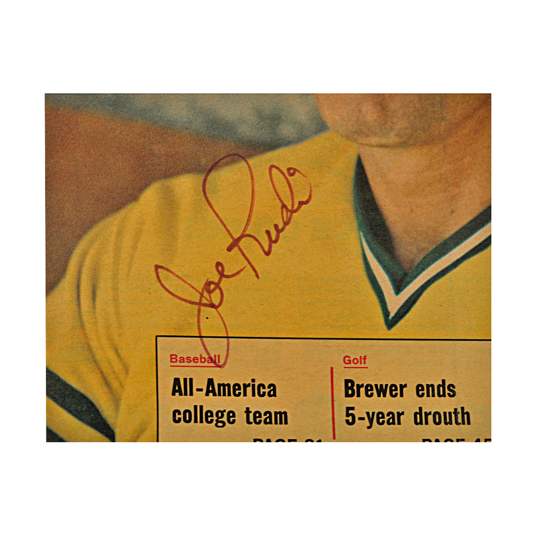Joe Rudi Athletics Autographed Signed 11x14 The Sporting News Cover (JSA COA) 