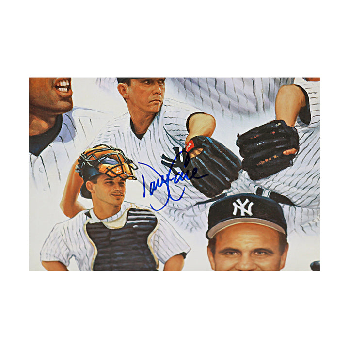 David Cone, Joe Girardi, Doo S Oh New York Yankees Autographed Signed 1998 New York Yankees Dream Season Lithograph (JSA COA #CE61143)