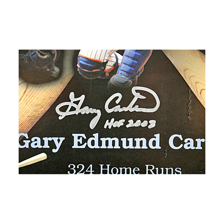 Gary Carter Mets Expos Autographed Signed Inscribed 18x24 Hall Of Fame Poster (Carter Holo)