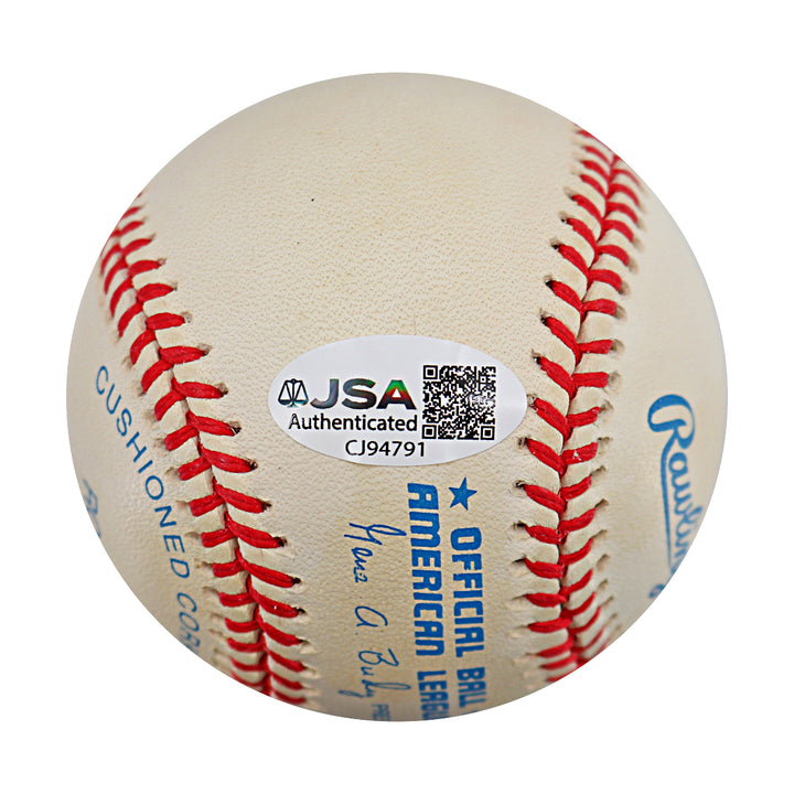 Herb Score Indians White Sox Autographed OAL Baseball JSA COA