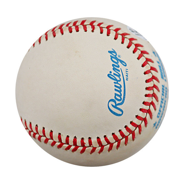 Bobby Doerr Boston Red Sox Autographed Inscribed OAL Baseball JSA COA