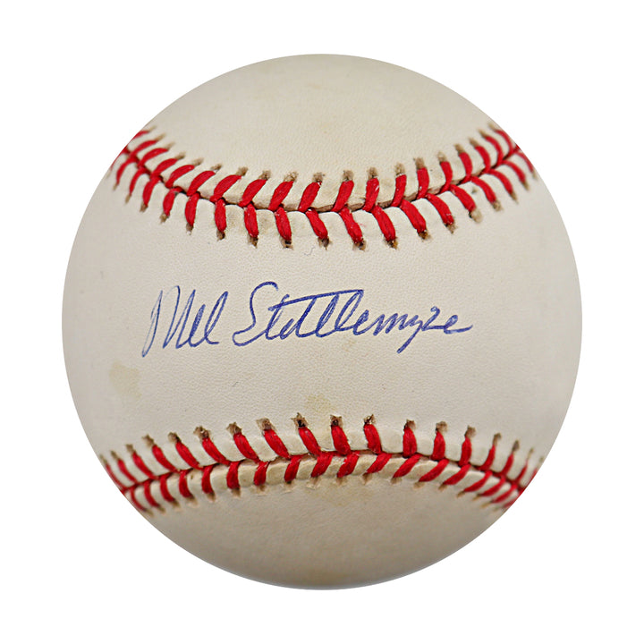 Mel Stottlemyre New York Yankees Autographed OAL Baseball JSA COA