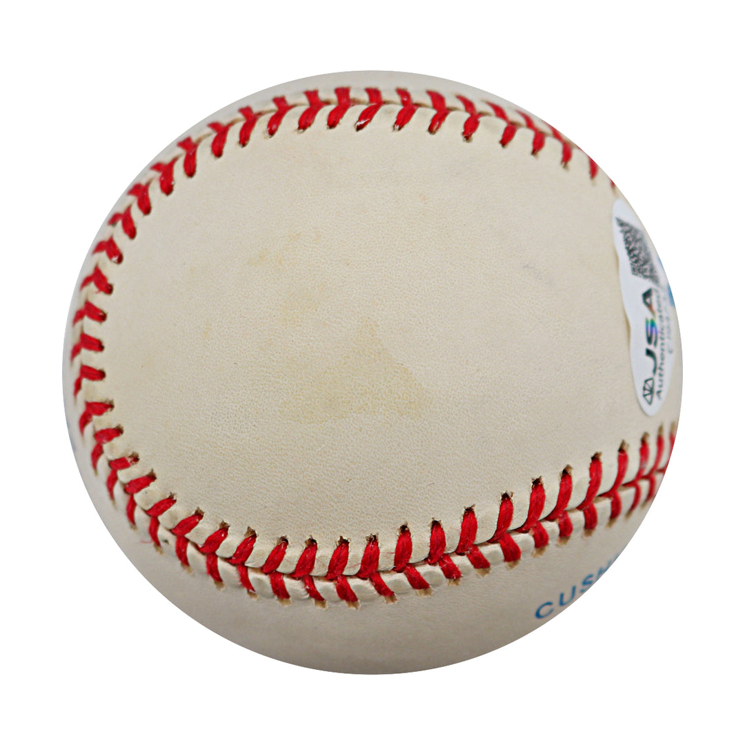 Mel Stottlemyre New York Yankees Autographed OAL Baseball JSA COA