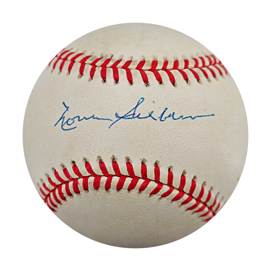 Norm Siebern Yankees Athletics Autographed OAL Baseball JSA COA