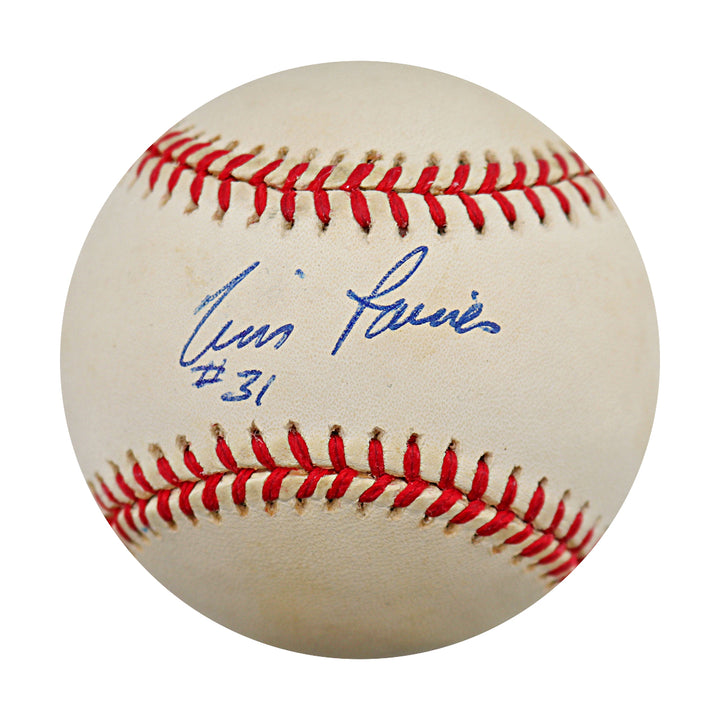 Tim Raines Expos Yankees White Sox Autographed OAL Baseball JSA COA 