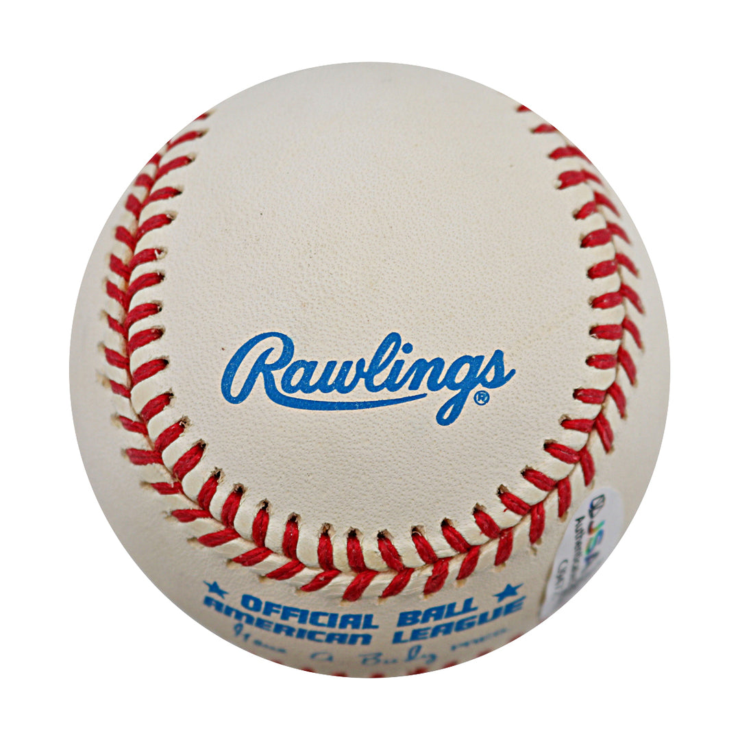 Tom Tresh New York Yankees Autographed Inscribed OAL Baseball JSA COA