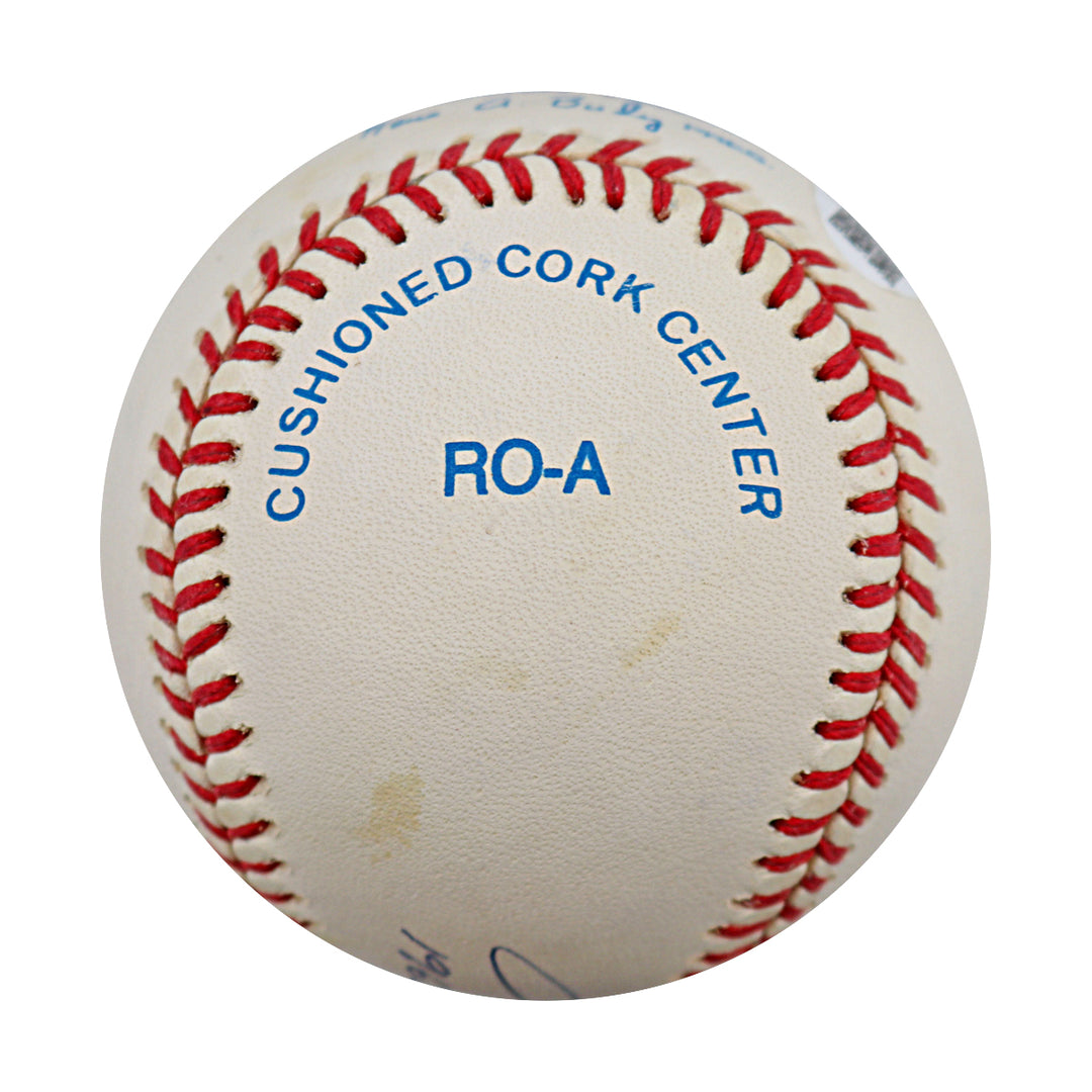 Tom Tresh New York Yankees Autographed Inscribed OAL Baseball JSA COA