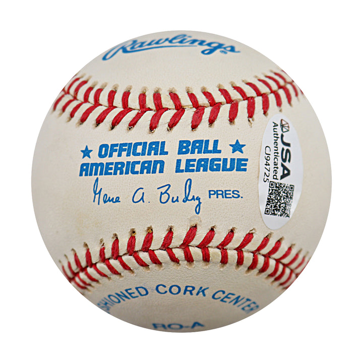 Tom Tresh New York Yankees Autographed Inscribed OAL Baseball JSA COA
