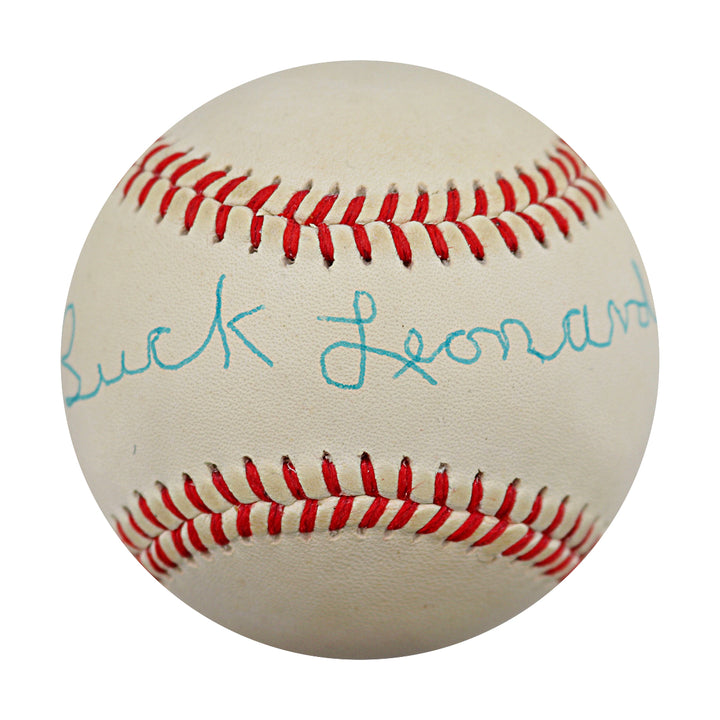 Buck Leonard Homestead Grays Autographed ONL Baseball JSA COA