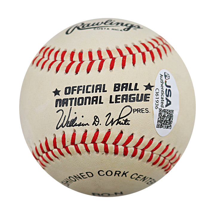 Buck Leonard Homestead Grays Autographed ONL Baseball JSA COA