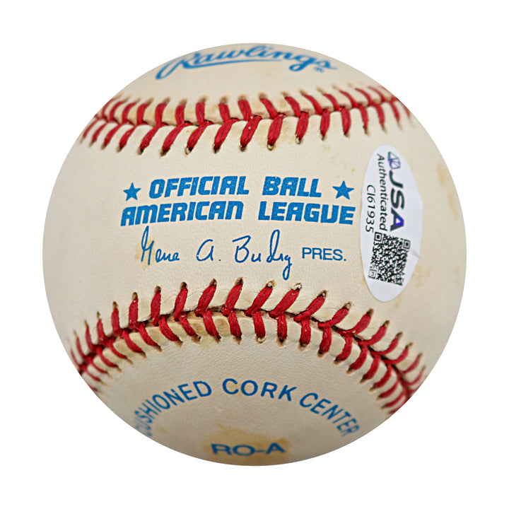 Roberto Alomar Blue Jays Orioles Indians Autographed OAL Baseball JSA COA 