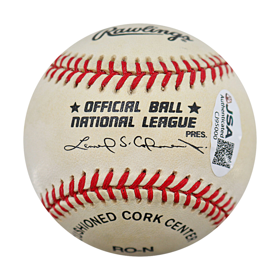 Pete Rose Cincinnati Reds Autographed Inscribed ONL Baseball JSA COA-2