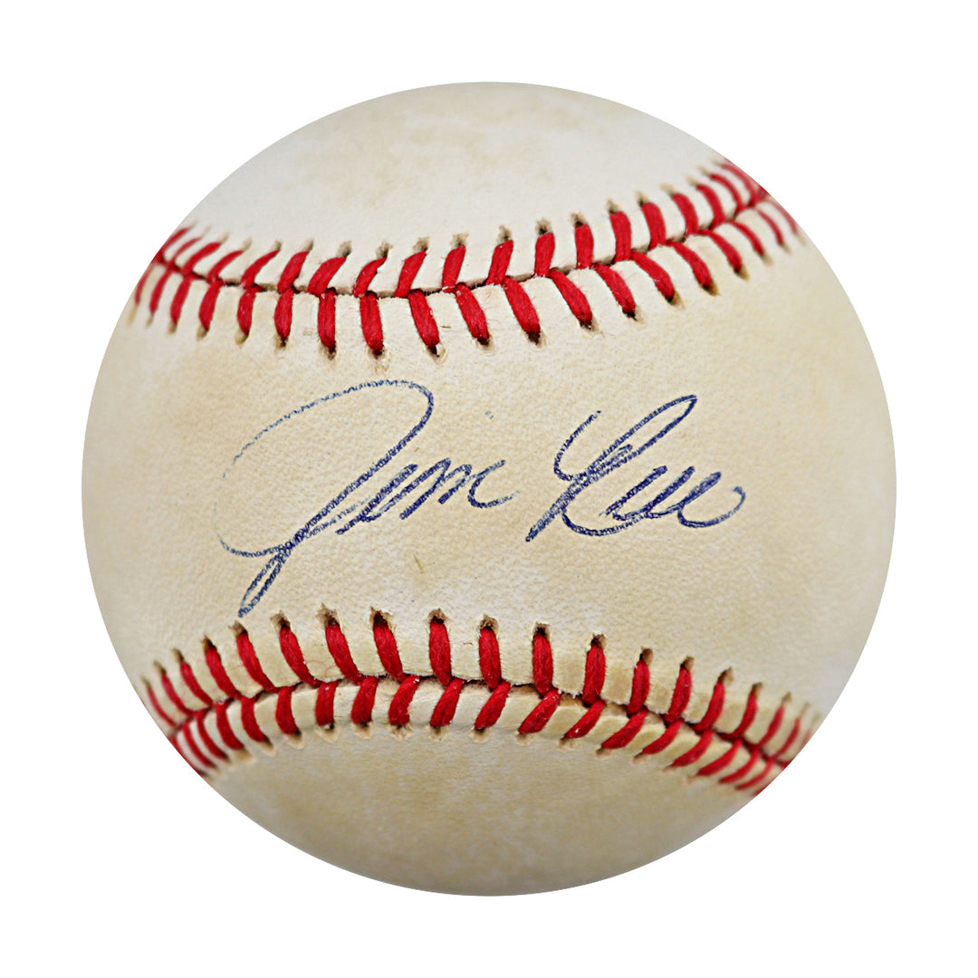 Jim Rice Boston Red Sox Autographed OAL Baseball JSA COA