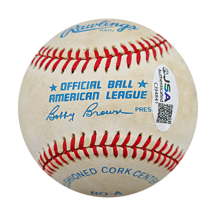 Jim Rice Boston Red Sox Autographed OAL Baseball JSA COA