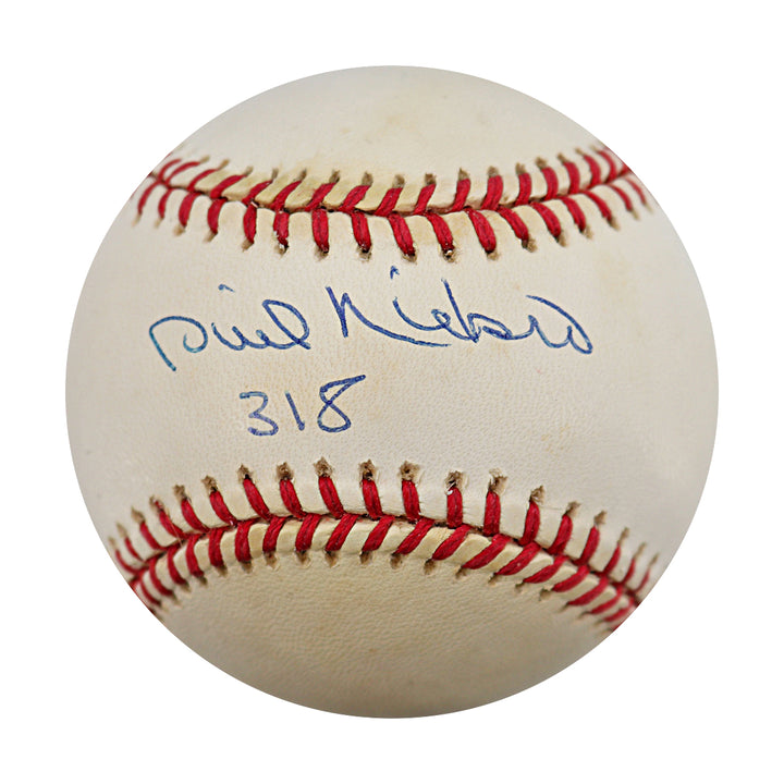 Phil Niekro Atlanta Braves Autographed Inscribed ONL Baseball JSA COA