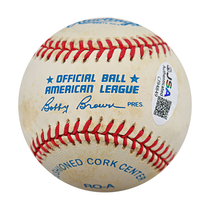 Jim Palmer Baltimore Orioles Autographed OAL Baseball JSA COA