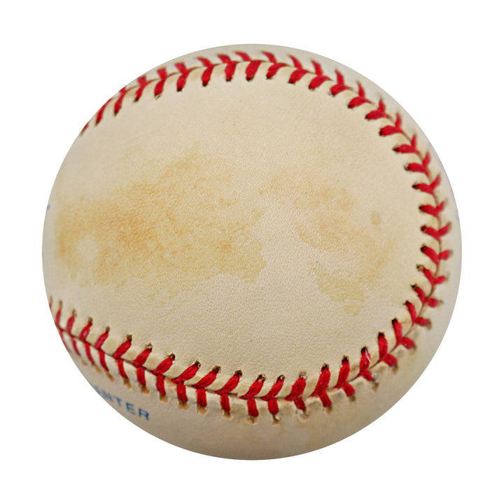 Ivan Rodriguez Texas Rangers Autographed Inscribed OAL Baseball JSA COA 