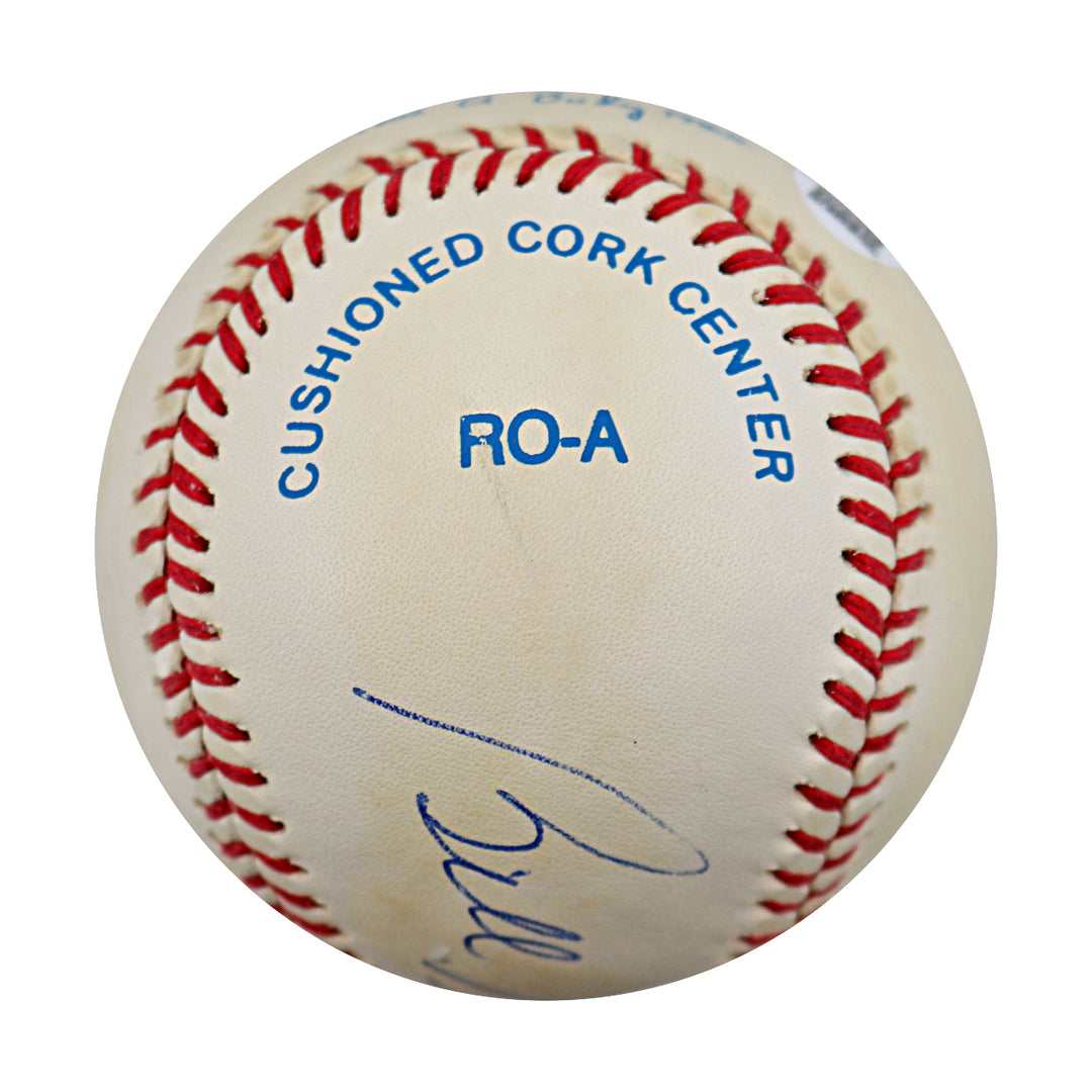 Bill Russell Boston Celtics Autographed Inscribed OAL Baseball JSA COA