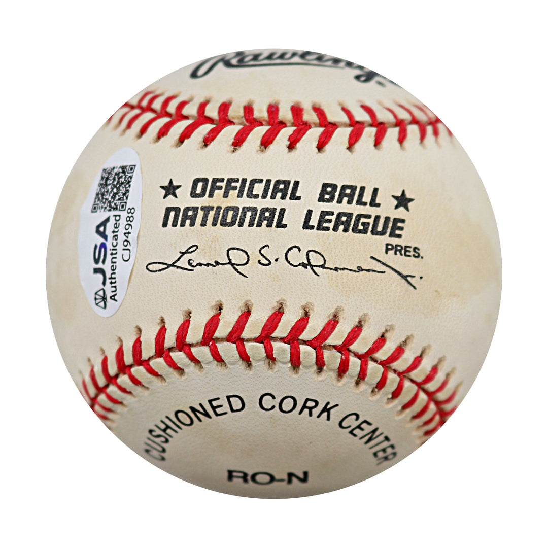 Larry Holmes Autographed ONL Baseball JSA COA