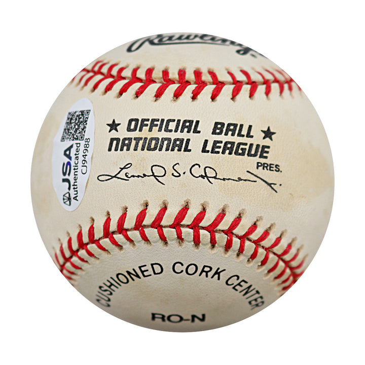 Larry Holmes Autographed ONL Baseball JSA COA