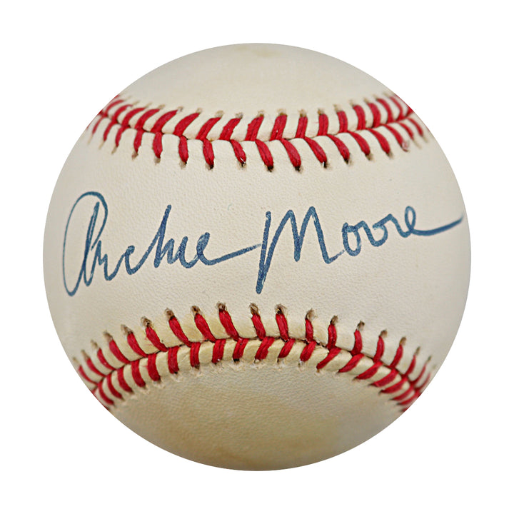 Archie Moore Autographed ONL Baseball JSA COA